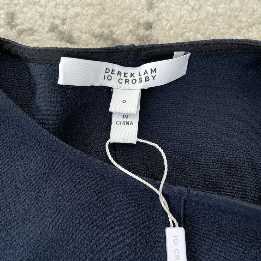 Designer tank never worn with tags navy blue